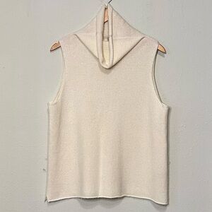 Margaret O’Leary | cashmere shell funnel/cowl neck sweater